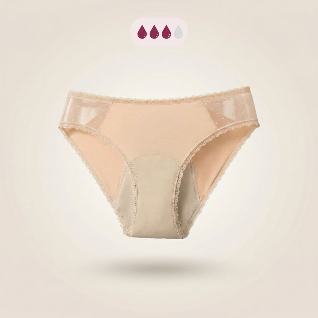 Leakproof Lace Bikini — Heavy Flow