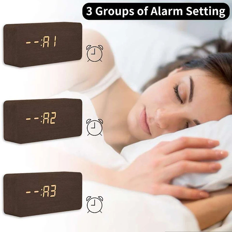 ZenWood™ Digital Clock