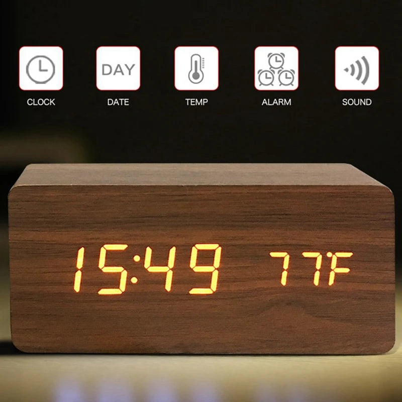 ZenWood™ Digital Clock