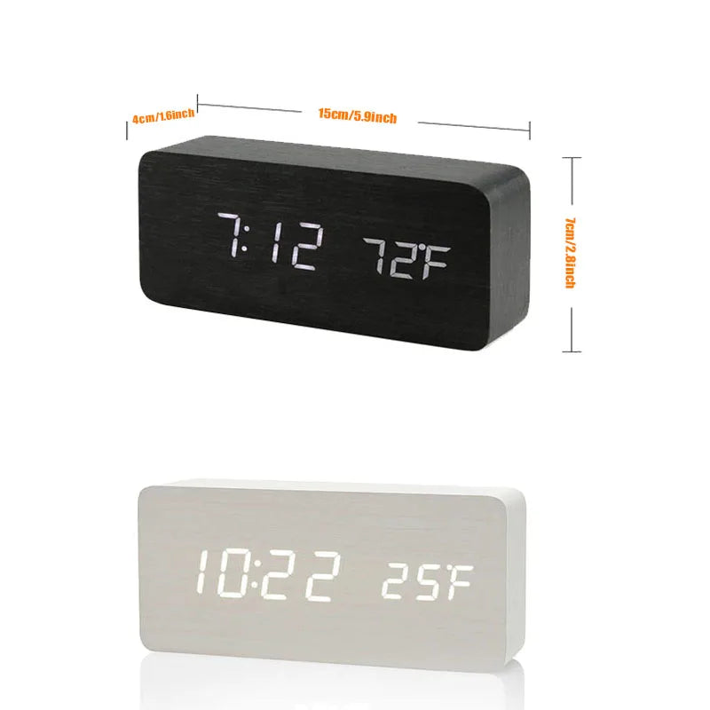 ZenWood™ Digital Clock