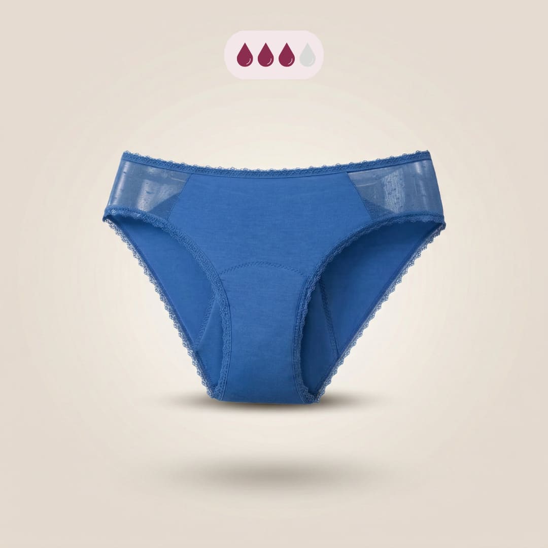 Leakproof Lace Bikini — Heavy Flow